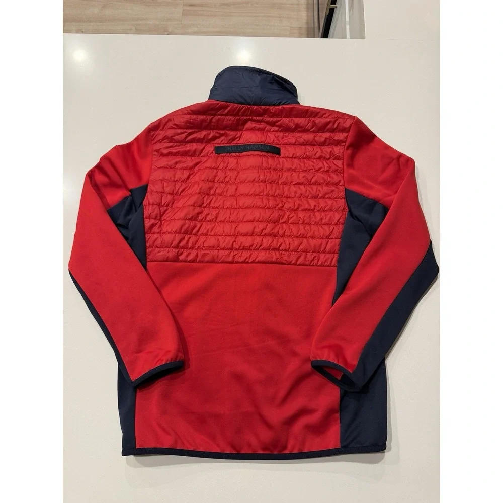 Helly Hansen Mens RWB Rigging Fleece Jacket Red S 53809-162 Regular Fit NWT